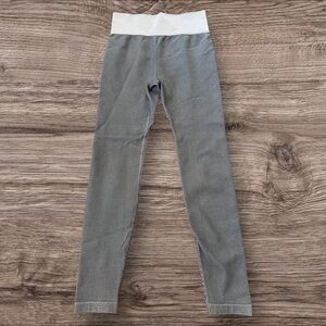 DSG Two-Tone Striped Fabric fabric leggings size small